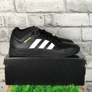 Adidas Tyshawn Jones 2021 Skateboarding Athletic Shoes Black/Gold Size 9